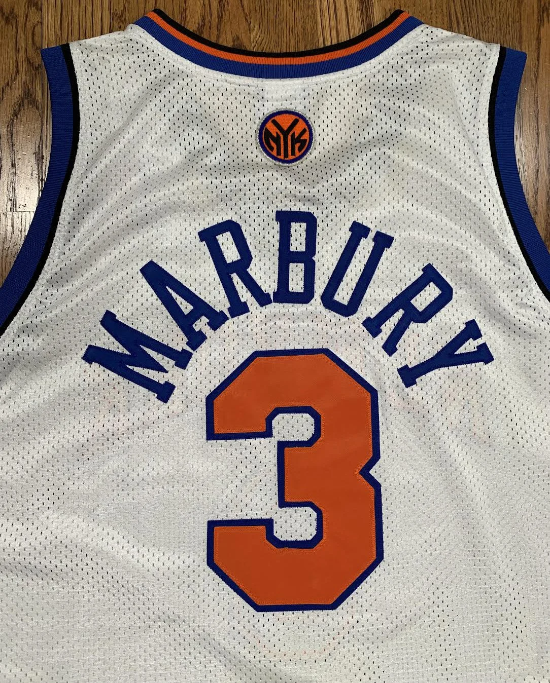 Vintage Reebok New York Knicks Stephon Marbury White Jersey (Size